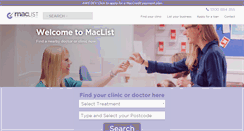 Desktop Screenshot of maclist.com.au